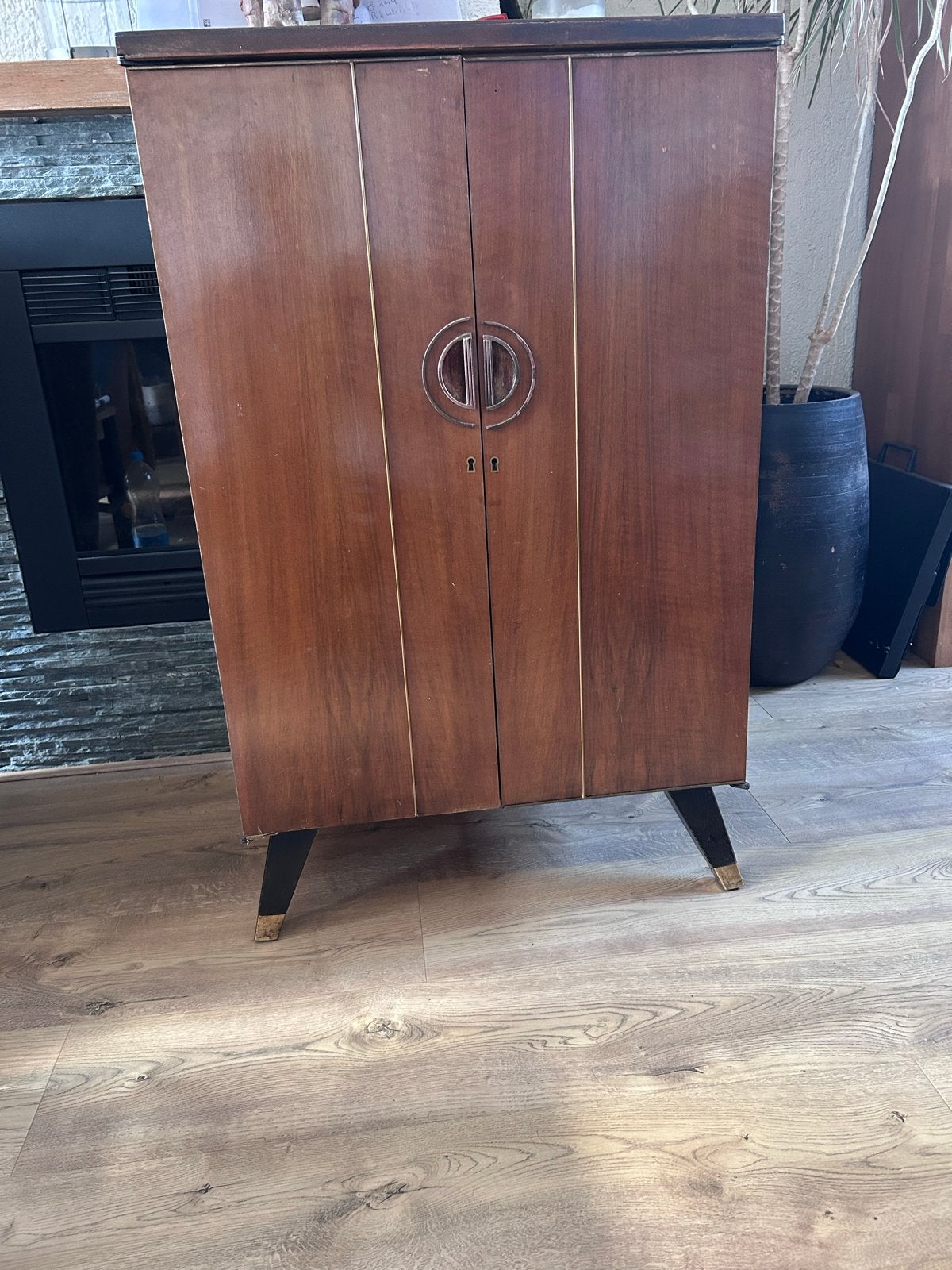 Vintage Kast / TV Meubel - 58x49,5x92 cm, Ophalen