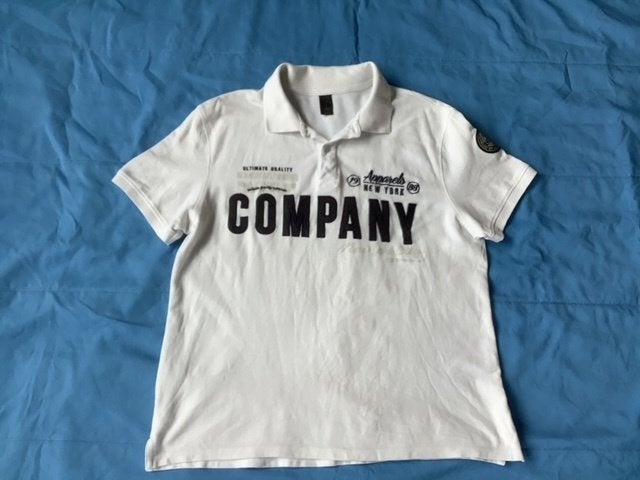 CHECKER heren polo maat XXL wit, Kleding | Heren, Polo's, Wit, Overige maten, Ophalen of Verzenden, Zo goed als nieuw
