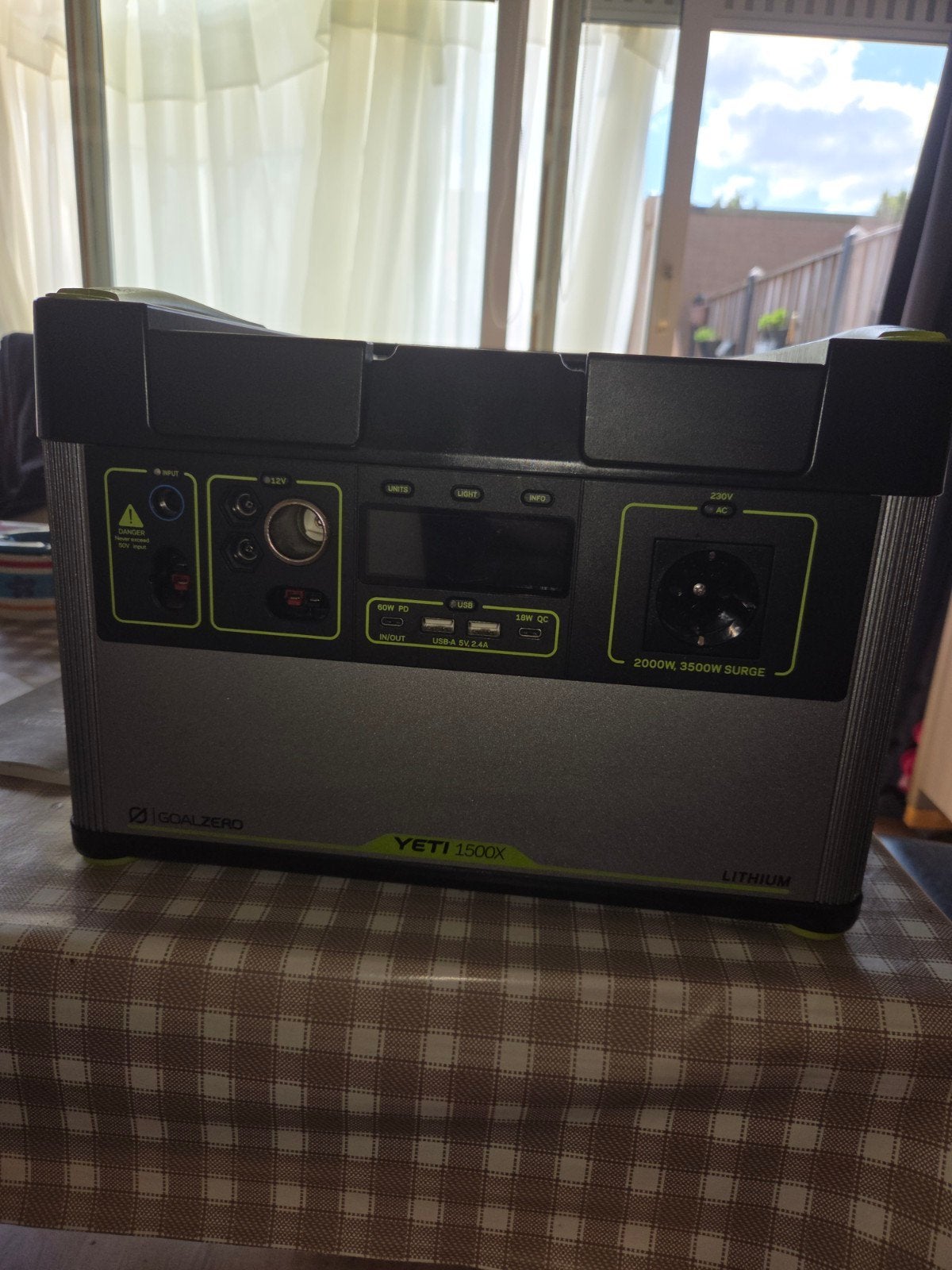 Goal Zero Yeti 1500X Portable Power Station, Ophalen of Verzenden