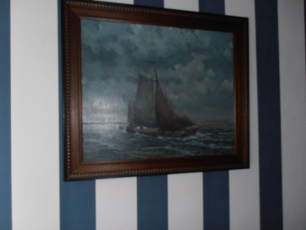 schilderij van jan neef, Antiek en Kunst, Ophalen
