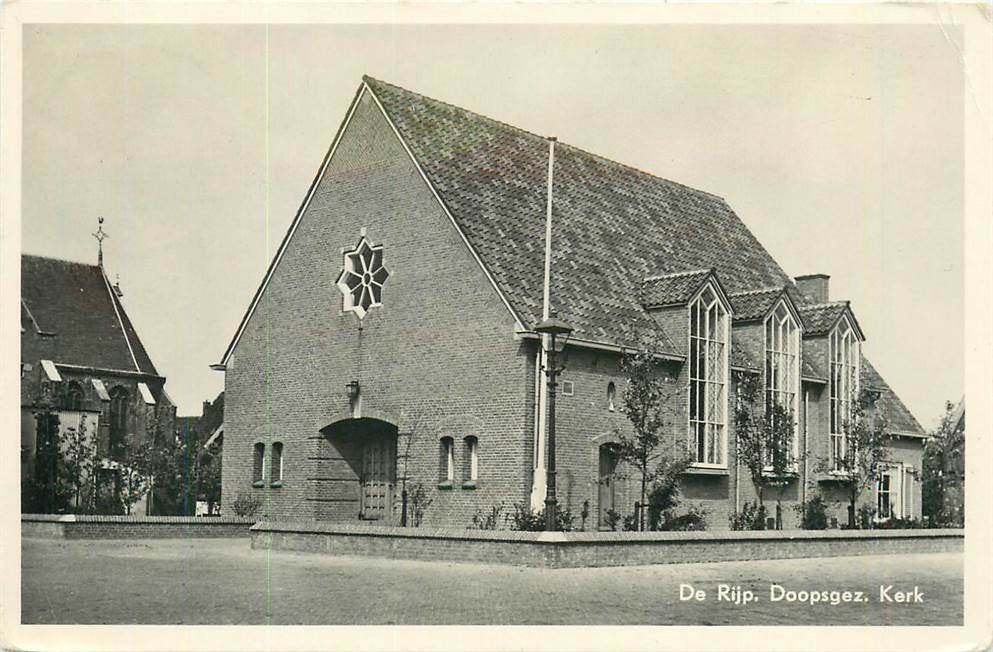 304-218-009 De Rijp NH Doopsgez. Kerk, Verzenden, Voor 1920, Noord-Holland