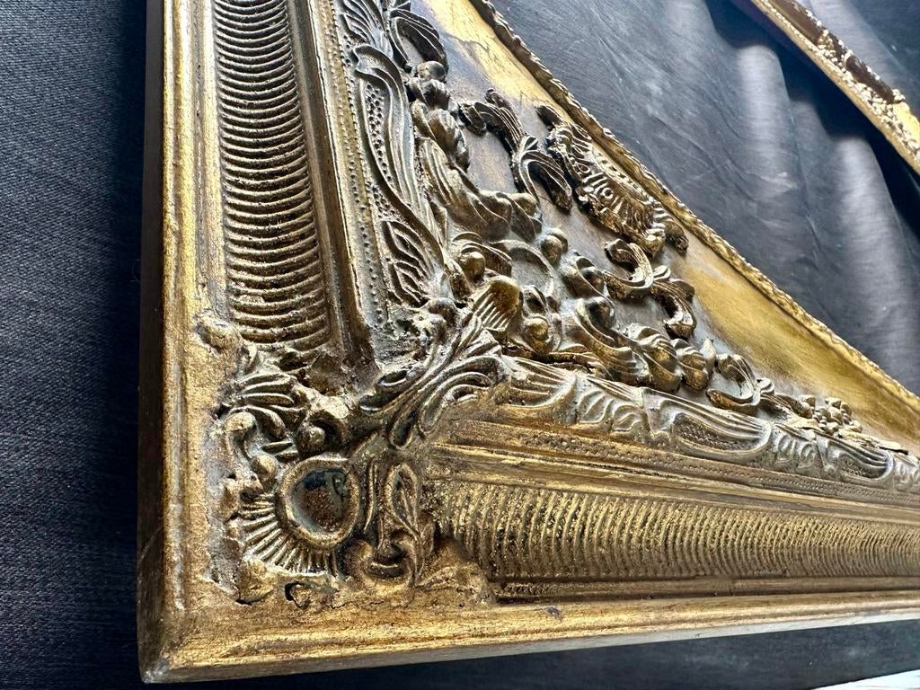 Ovale Barokke Rococo Schilderijlijst, Huis en Inrichting, Woonaccessoires | Lijsten, Gebruikt, 50 tot 75 cm, Ophalen of Verzenden