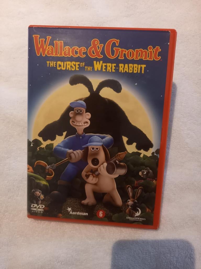 Wallace & Gromit: The Curse of the Were-Rabbit DVD, Gebruikt, Ophalen of Verzenden, Komedie, Vanaf 6 jaar