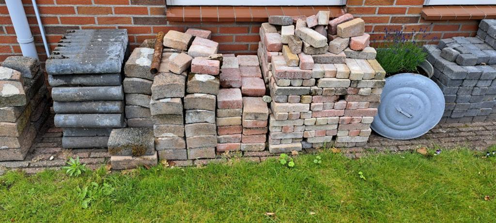 Gratis stenen, Tuin en Terras, Ophalen of Verzenden, Beton, Klinkers