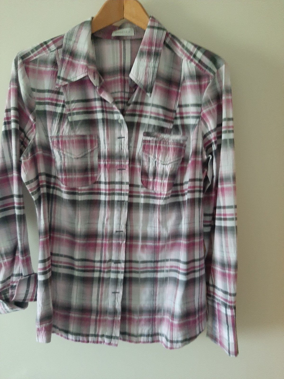 geruite blouse Bonita maat 44, Bonita, Ophalen of Verzenden, Zo goed als nieuw, Maat 42/44 (L)