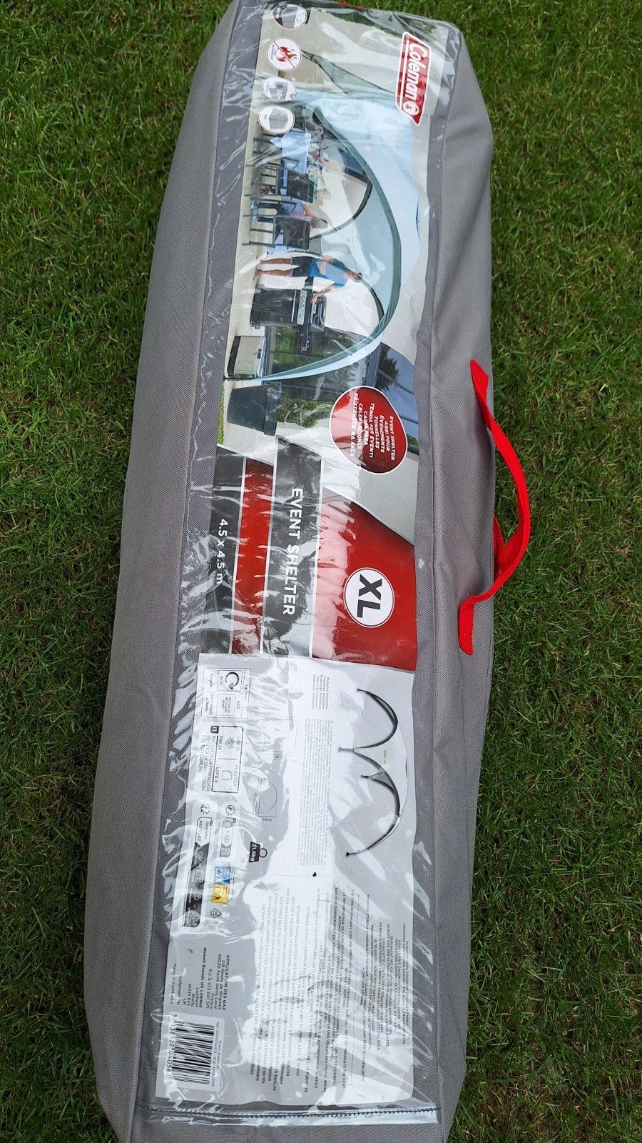 Partytent / eventshelter XL 4,5x4,5 mtr. Coleman, Tuin en Terras, Partytenten, Ophalen, Opvouwbaar, Zo goed als nieuw, 4 tot 6 meter