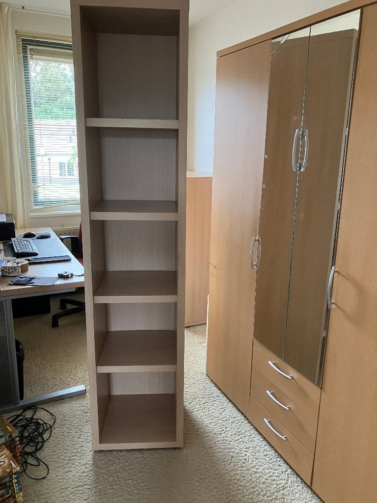 hoge kast met legplanken, Ophalen, Met plank(en), Minder dan 50 cm, Gebruikt
