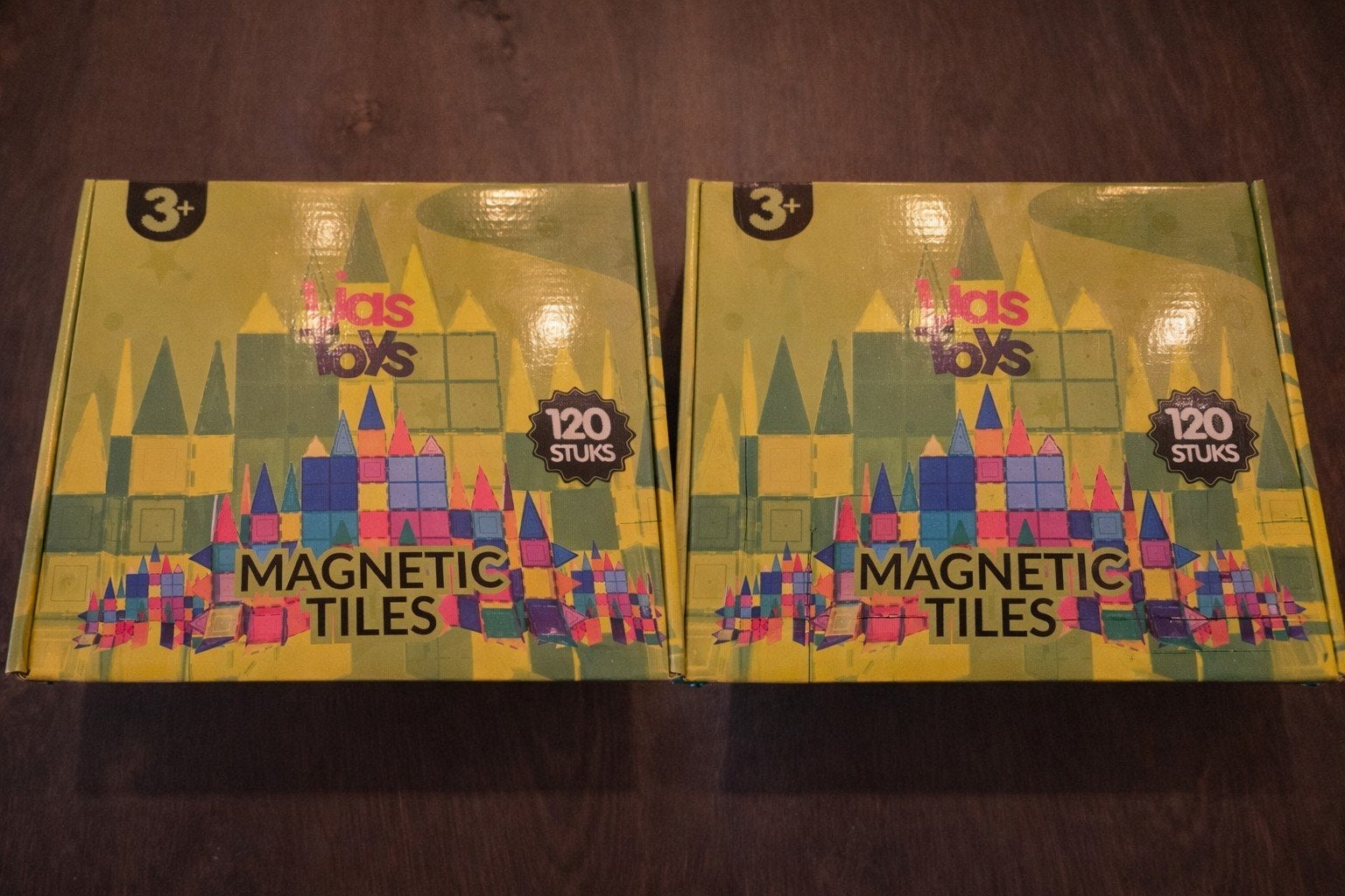 2x 120 st Magnetic Tiles - Montessori Open Einde Speelgoe, Kinderen en Baby's, Overige merken, ., Nieuw, Ophalen of Verzenden