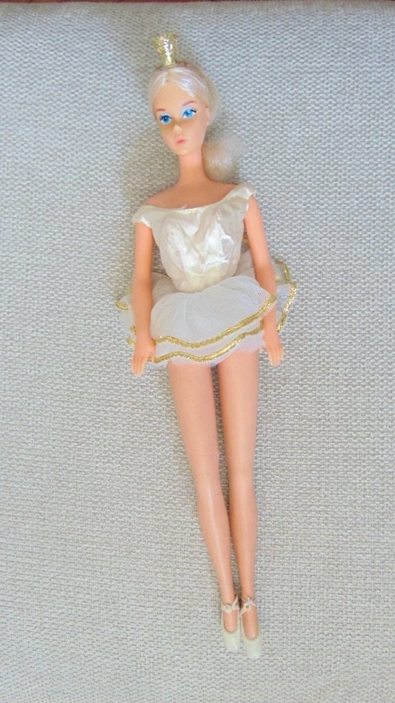 Mooie oude Ballerina Barbie pop, Ophalen of Verzenden, Gebruikt, Pop