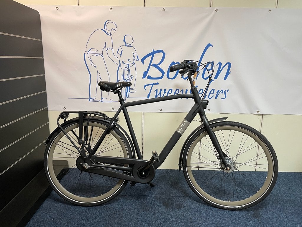 Gazelle Esprit 28 inch 59cm 3v Mat Zwart Herenfiets, Ophalen, Gazelle, Versnellingen, Info@gazelle.nl