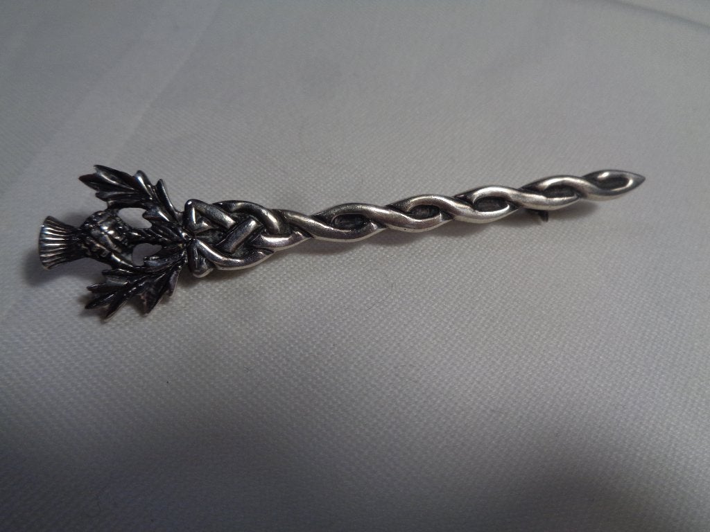 zilveren highlander kilt speld, Ophalen of Verzenden, Zilver, Ring