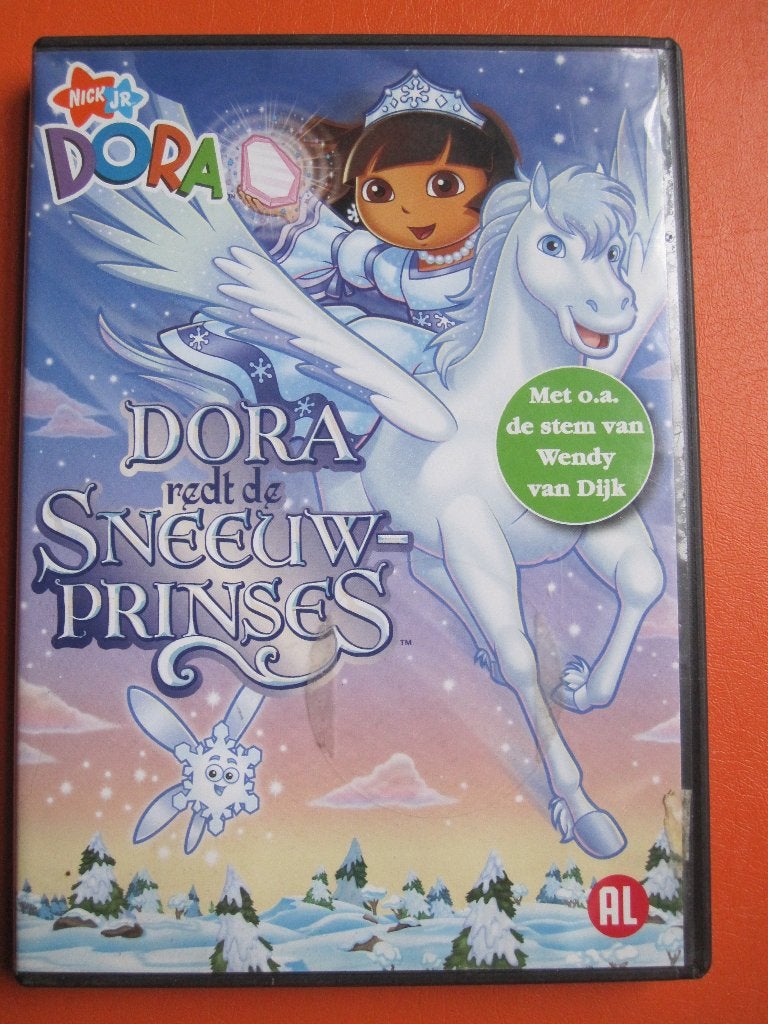 Dora Redt de Sneeuw-prinses, Tekenfilm, Ophalen of Verzenden, Zo goed als nieuw, Nederlands
