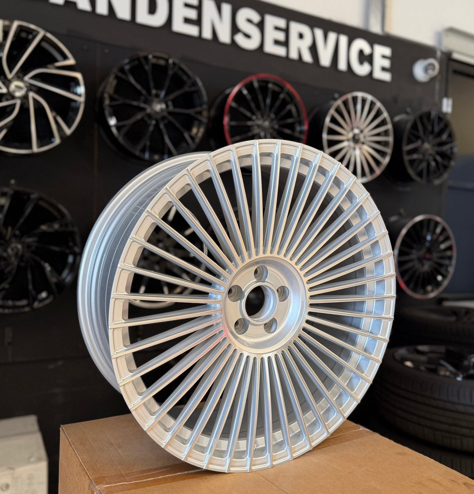 22 inch velgen silver polished 5x112 mercedes gle gls s, Auto-onderdelen, Banden en Velgen, Velg(en), Nieuw, Overige maten, Ophalen of Verzenden
