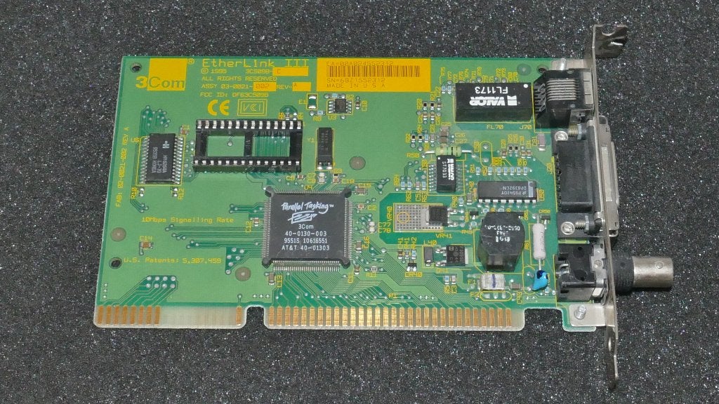 3Com EtherLink III 3C509B-COMBO | ISA 10Mbps LAN, Ophalen of Verzenden