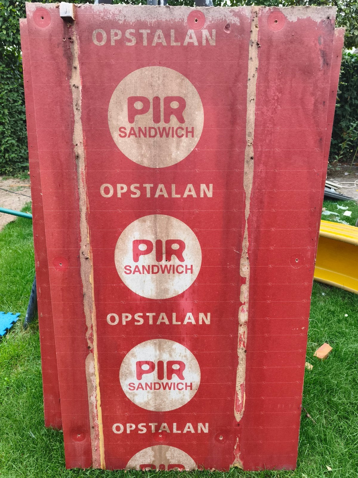 PIR Sandwichpanelen Opstalan 150 cm lang 6 stuks, Ophalen, Gebruikt, Overige materialen, 100 mm of meer