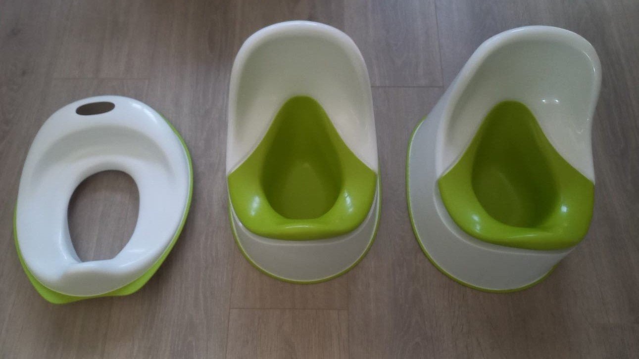 2 Ikea kinderpotjes & brilverkleiner, Kinderen en Baby's, Badjes en Verzorging, Overige typen, Zo goed als nieuw, Standaard, Ophalen