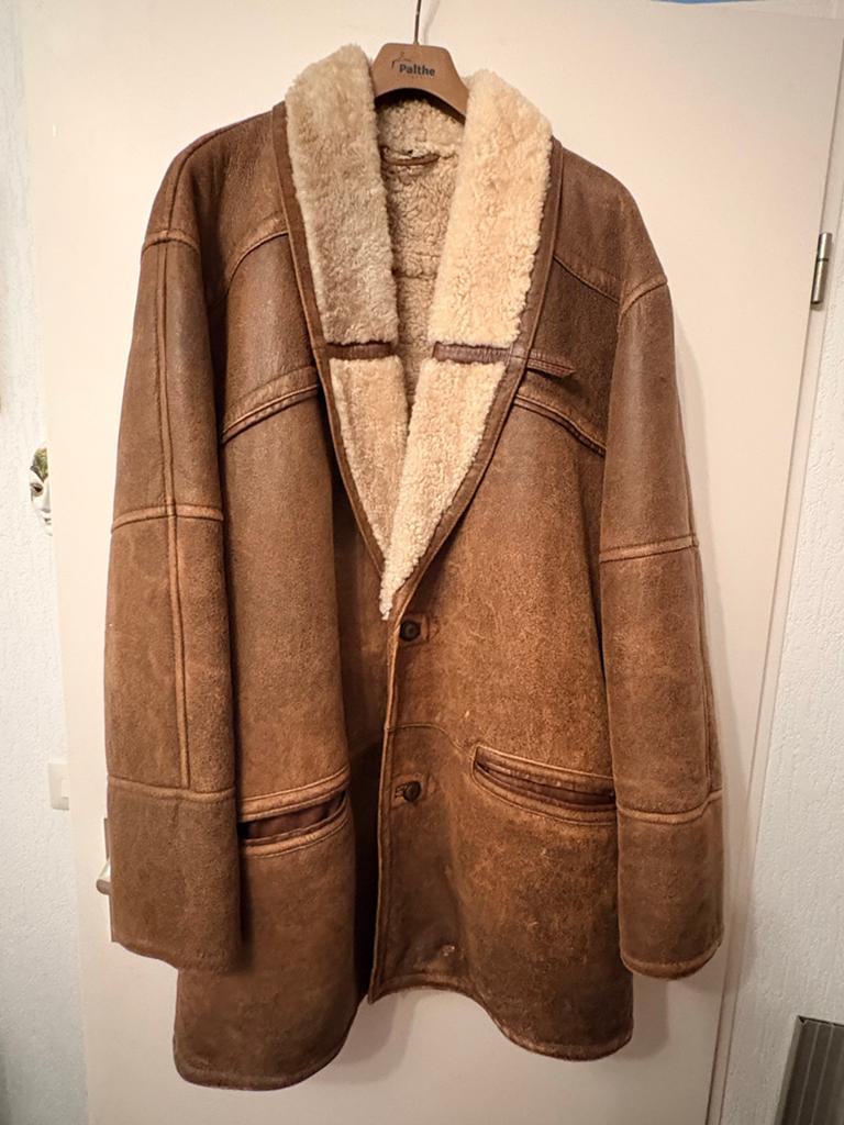 Lammy Coat heren bruin maat 56, Ophalen of Verzenden, Nieuw, Maat 56/58 (XL), Bruin