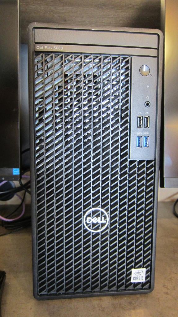 Dell Optiplex Tower -Intel i5 10500t-16Gb DDR-256Gb Nvme-W11, Computers en Software, Desktop Pc's, 256 GB, Dell Optiplex 3080
