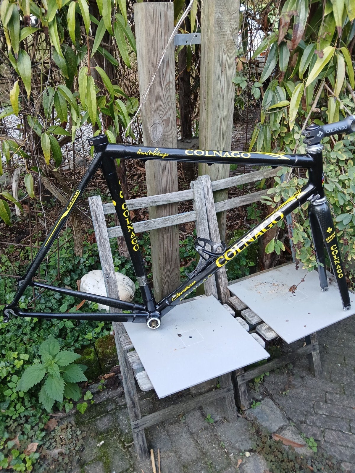 Colnago C40 kader, Carbon, Meer dan 20 versnellingen, 53 tot 57 cm, Ophalen