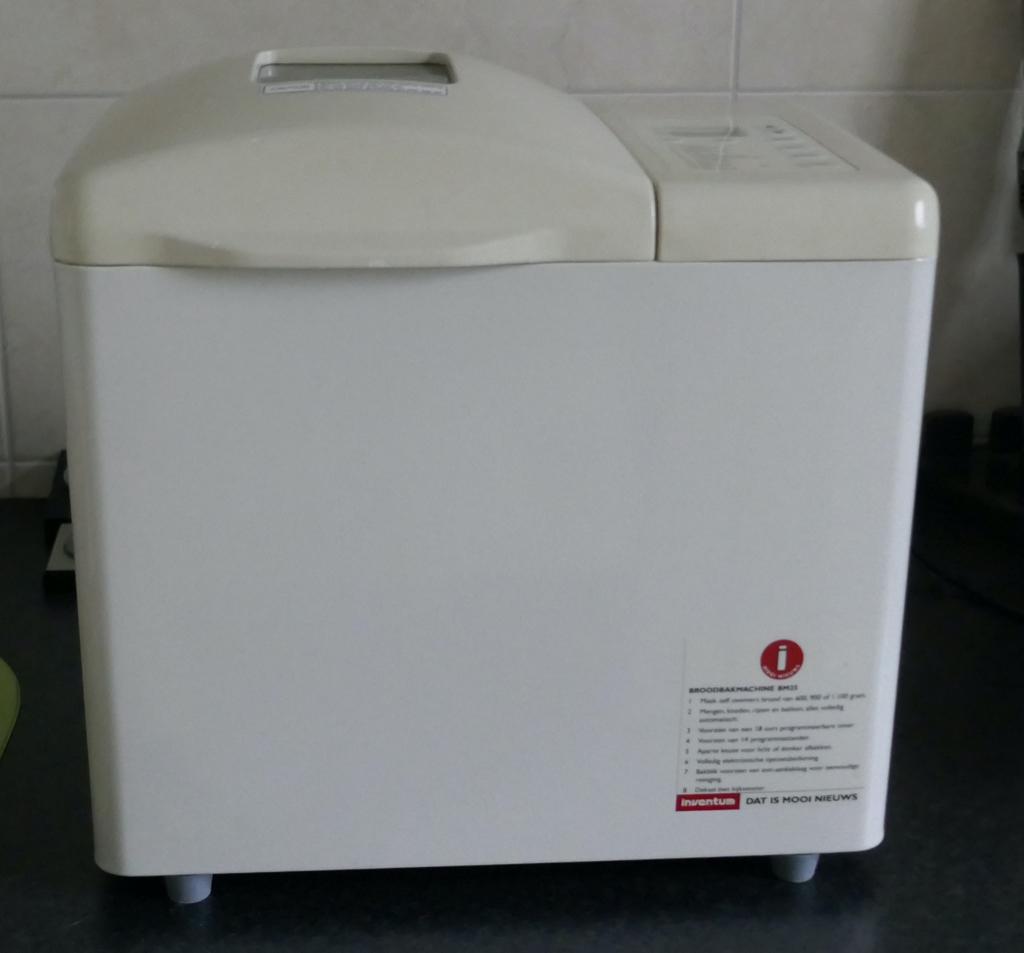 Broodbakmachine Inventum BM25 met 14 programma's, Gebruikt, 800 tot 1200 gram deeg, Kijkvenster, Ophalen