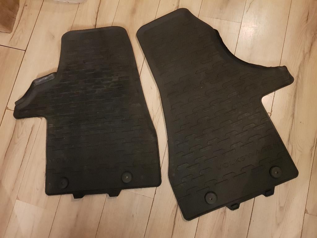 VW T5 T6 Rubber matten Voorvloer cabine origineel Volkswagen, Ophalen of Verzenden, Gebruikt