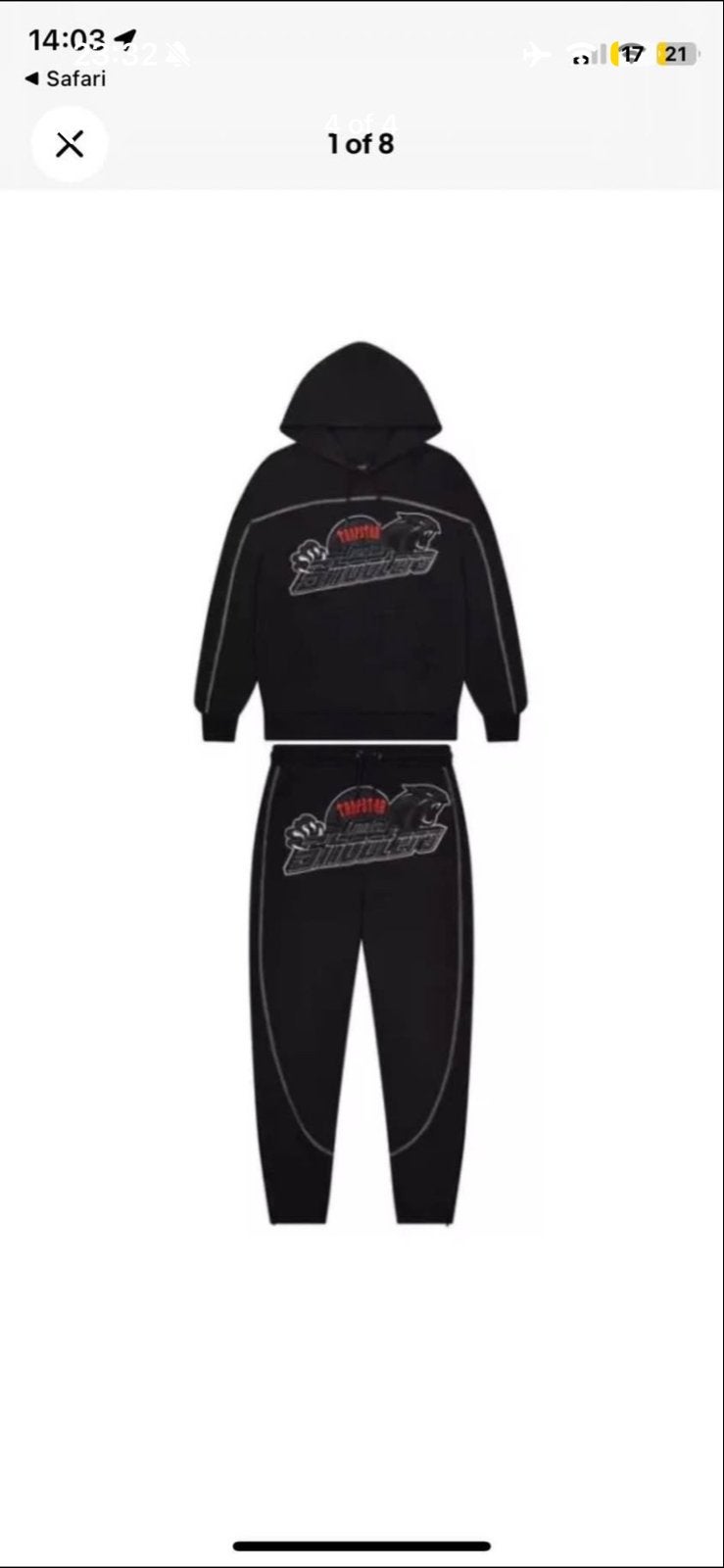 Trapstar Shooters Tracksuit Zwart Maat L (valt als M), Verzenden, Nieuw, Maat 48/50 (M), Zwart