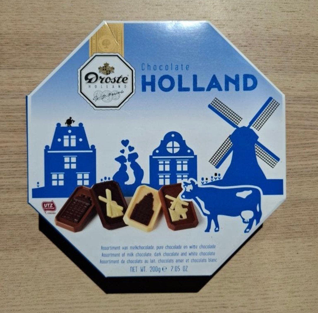Droste achthoekige doos, chocolate Holland, Ophalen of Verzenden, Overige typen