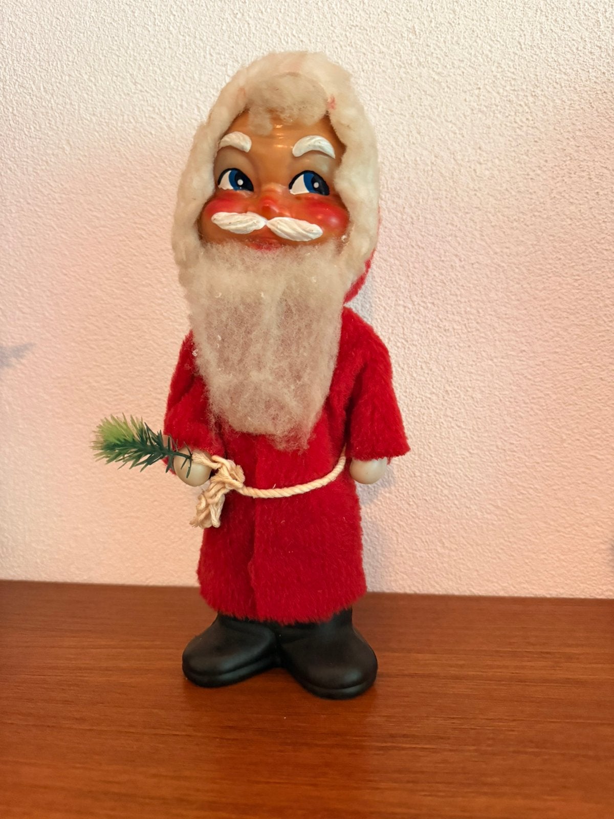 Kerstman antiek oud vintage 30 cm Kerst Kerstversiering, Ophalen of Verzenden, Gebruikt