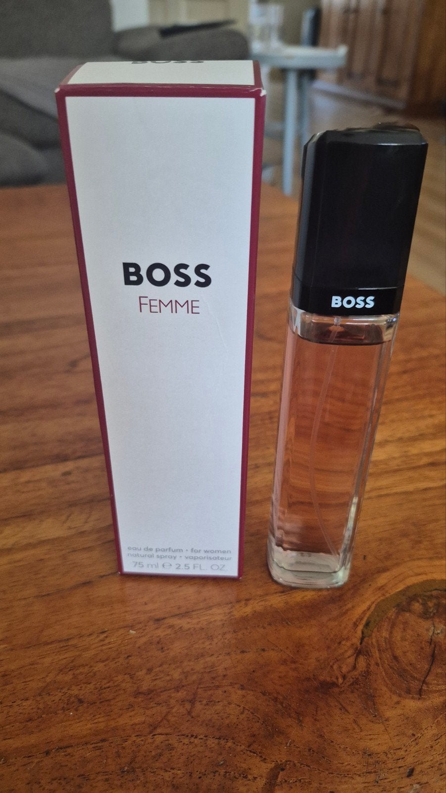 Boss dames geur parfum, Ophalen