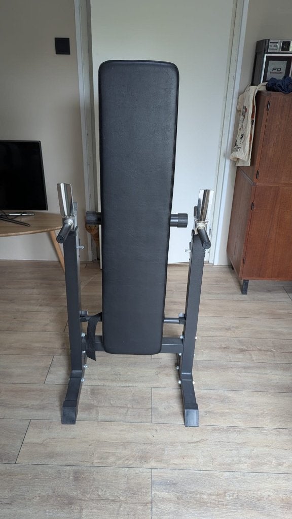 Gorilla Sports Halterbank, Sport en Fitness, Fitnessmaterialen, Ophalen, Gebruikt, Fitnessbank
