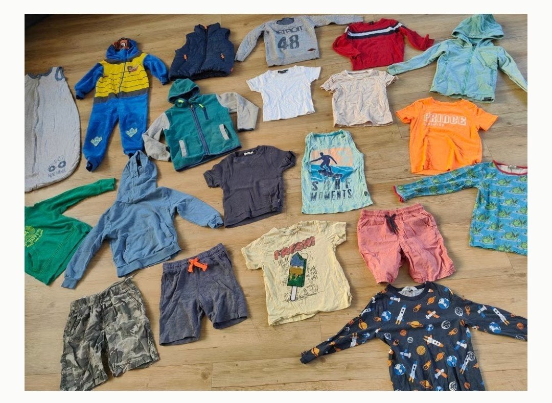 20-delig kledingpakket jongen maat 110/116 Paw Patrol onesie, Ophalen of Verzenden, Gebruikt, Jongen