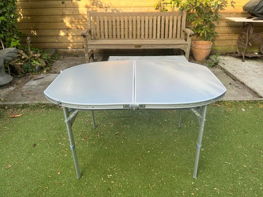 Campingtafel - In hoogte verstelbaar, Ophalen of Verzenden, Gebruikt, Campingtafel