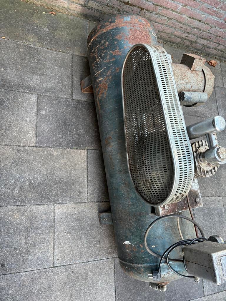 Atlas Copco Compressor PE4 - Goedwerkend, Gebruikt, Ophalen of Verzenden, Minder dan 200 liter/min, 10 bar of meer