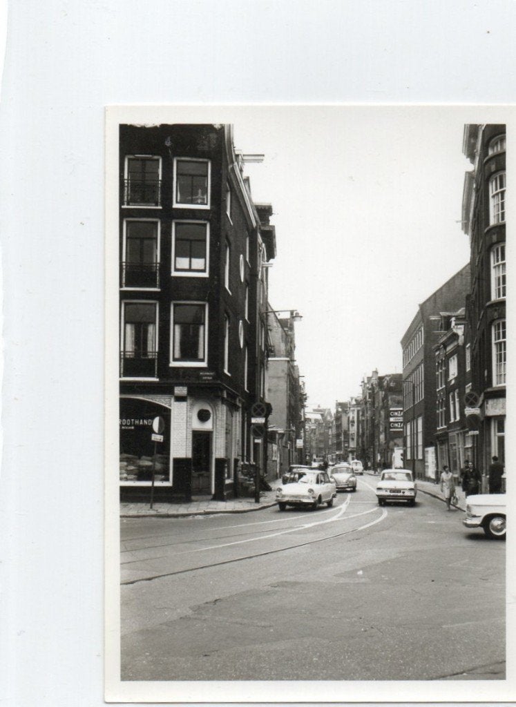 Amsterdam oude foto uit de jaren 60 Nieuwmarkt, Verzenden, 1960 tot 1980, Gebruikt, Overige onderwerpen