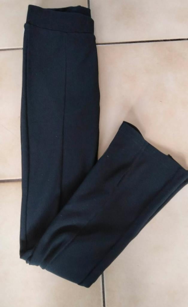 zwarte broek brede pijpen maat 152, Broek, Meisje, Ophalen of Verzenden, Zo goed als nieuw