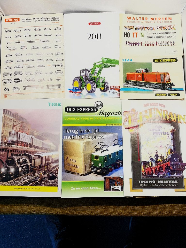 8 Publicaties: Trix, Merten en Wiking, Gebruikt, Gelijkstroom, Trix, Boek, Tijdschrift of Catalogus