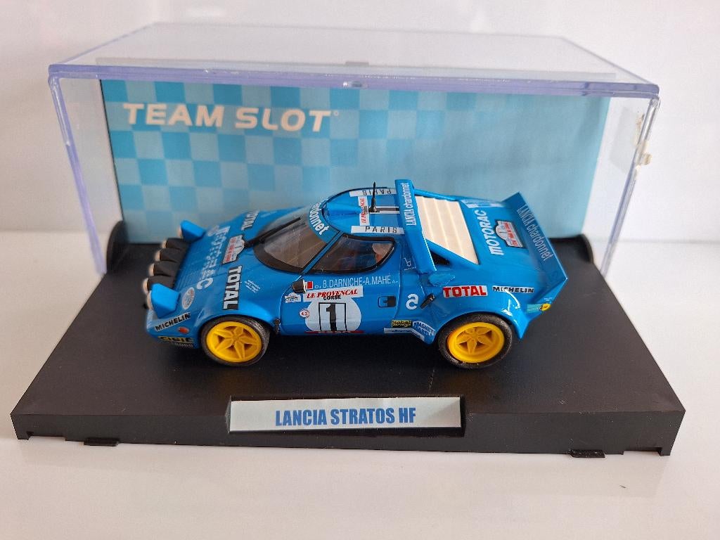 Team Slot Lancia Stratos HF chardonnet Ref Nr 11503, Overige merken, Racebaan, Teamslot, Nieuw