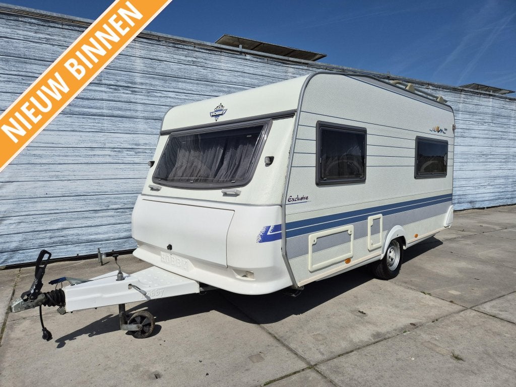 Hobby Exclusive 440 SB, Tent, Fietsendrg,, Caravans en Kamperen, Caravans, Niet ingevuld, Hobby, Bedrijf, Schokbreker