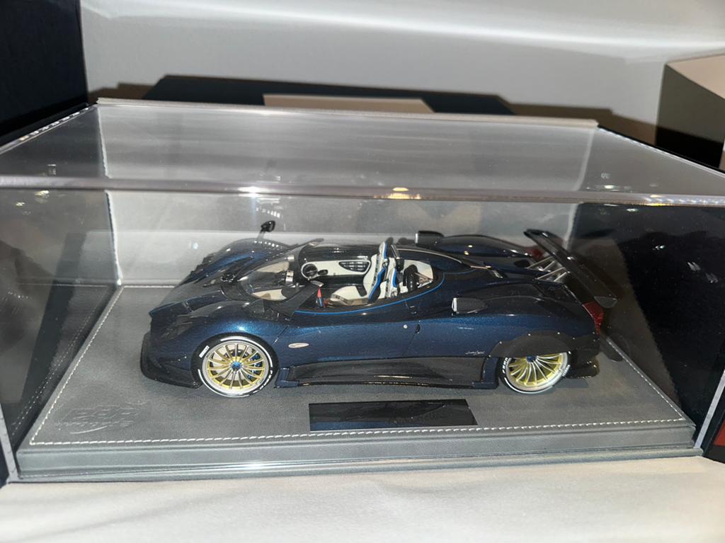 BBR Pagani Zonda HP Barchetta (Carbon Blue), Ophalen of Verzenden, Nieuw, Overige merken