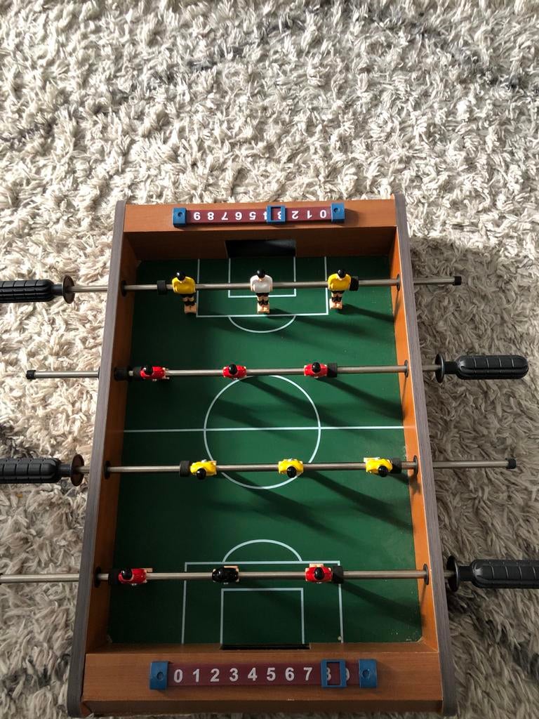 Voetbaltafel compleet met voetballen, Ophalen of Verzenden, Gebruikt
