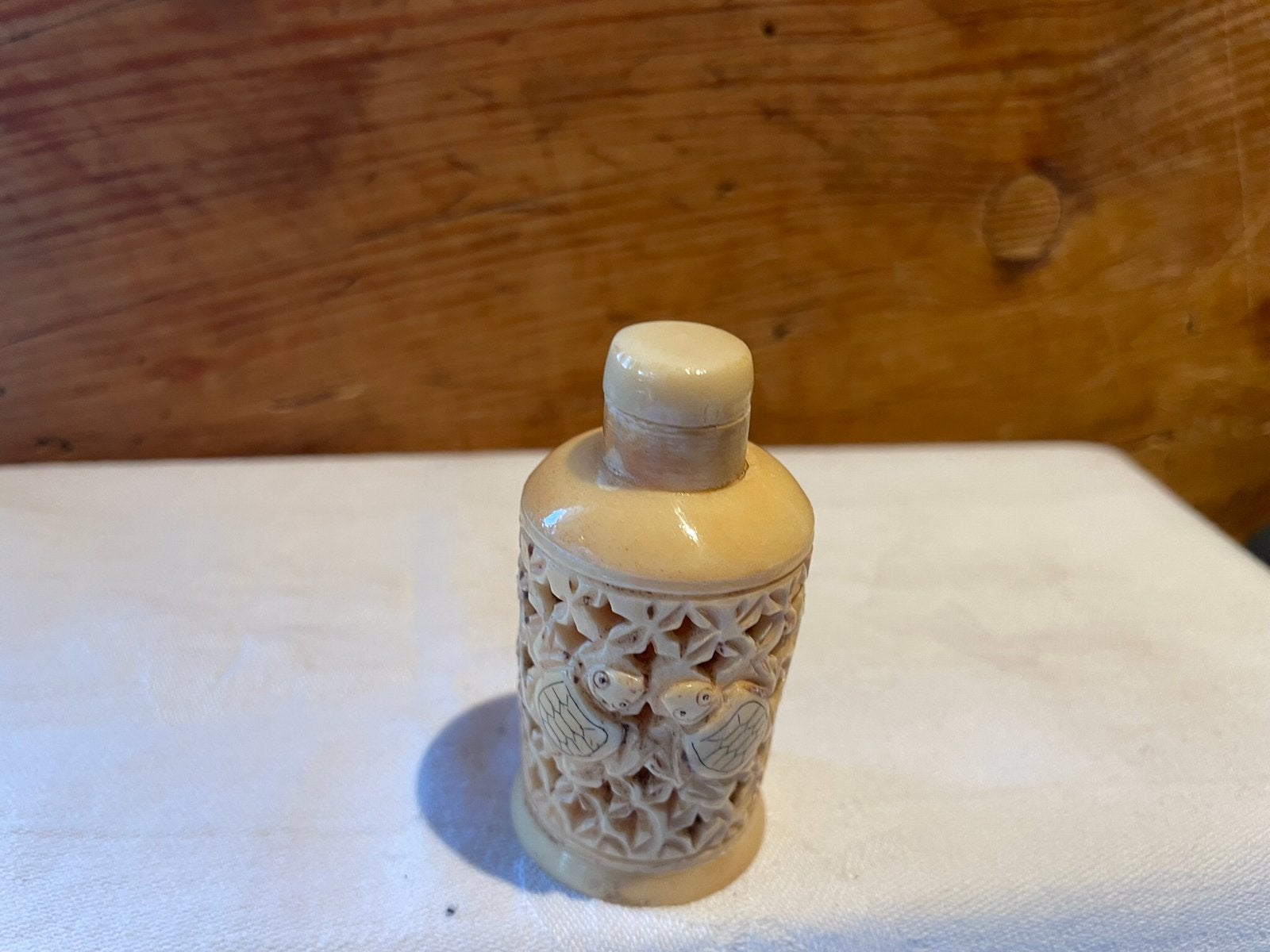 Camel bone parfumflesje, Ophalen of Verzenden, Zo goed als nieuw, Miniatuur