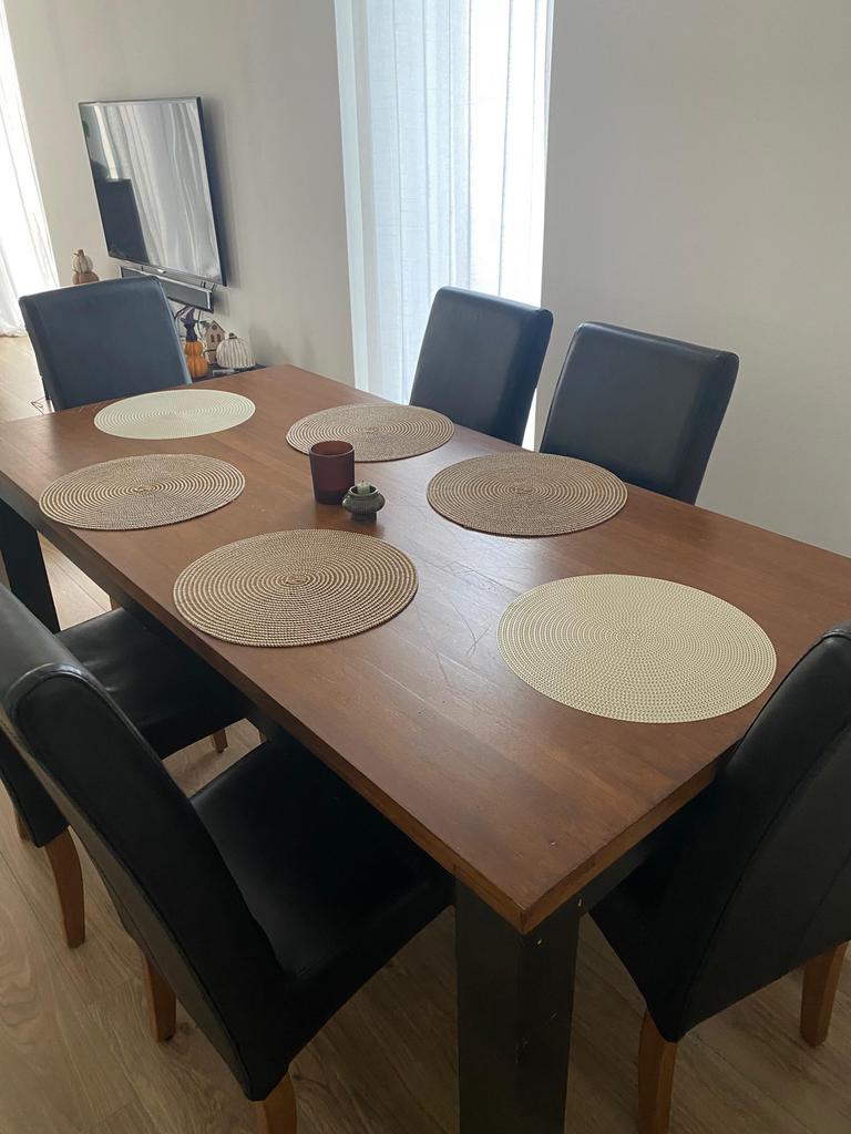 Tafel, Huis en Inrichting, Gebruikt, 150 tot 200 cm, Rechthoekig, 50 tot 100 cm