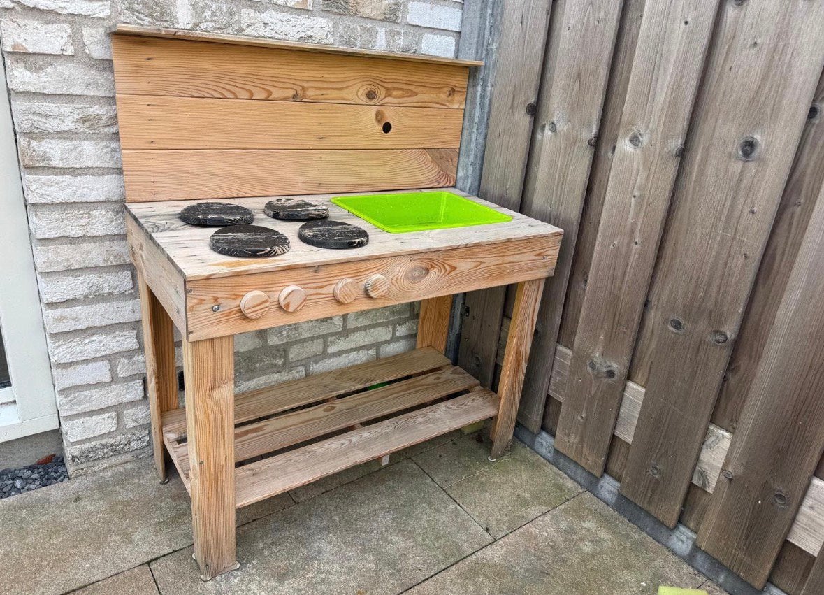 Karwei kinder buitenkeuken hout, Ophalen, Hout, Overige typen