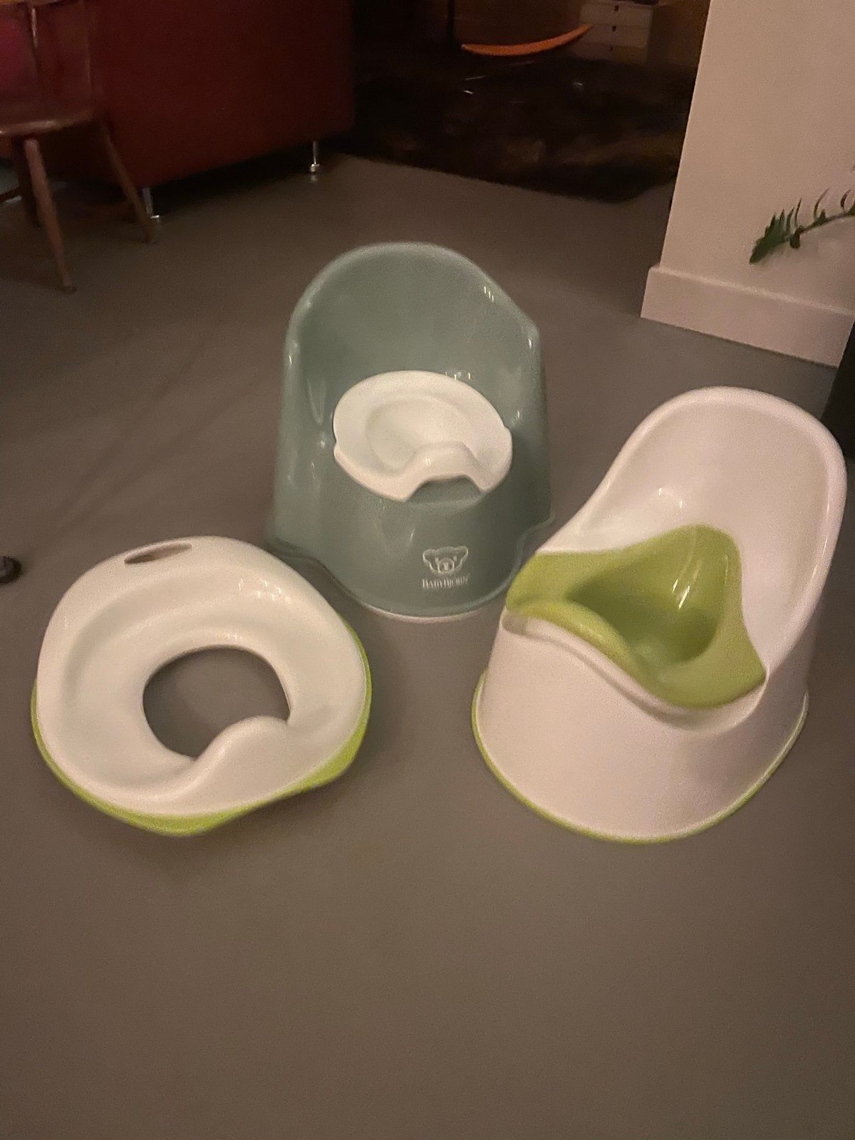 Potjes en toiletverkleiner (Baby Björn, Ikea), Ophalen of Verzenden, Gebruikt