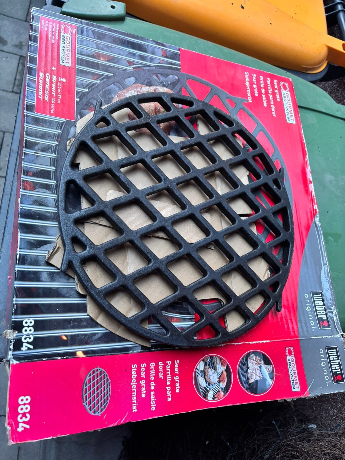 Weber GBS sear Grate z.g.a.n., Tuin en Terras, Ophalen of Verzenden, Zo goed als nieuw