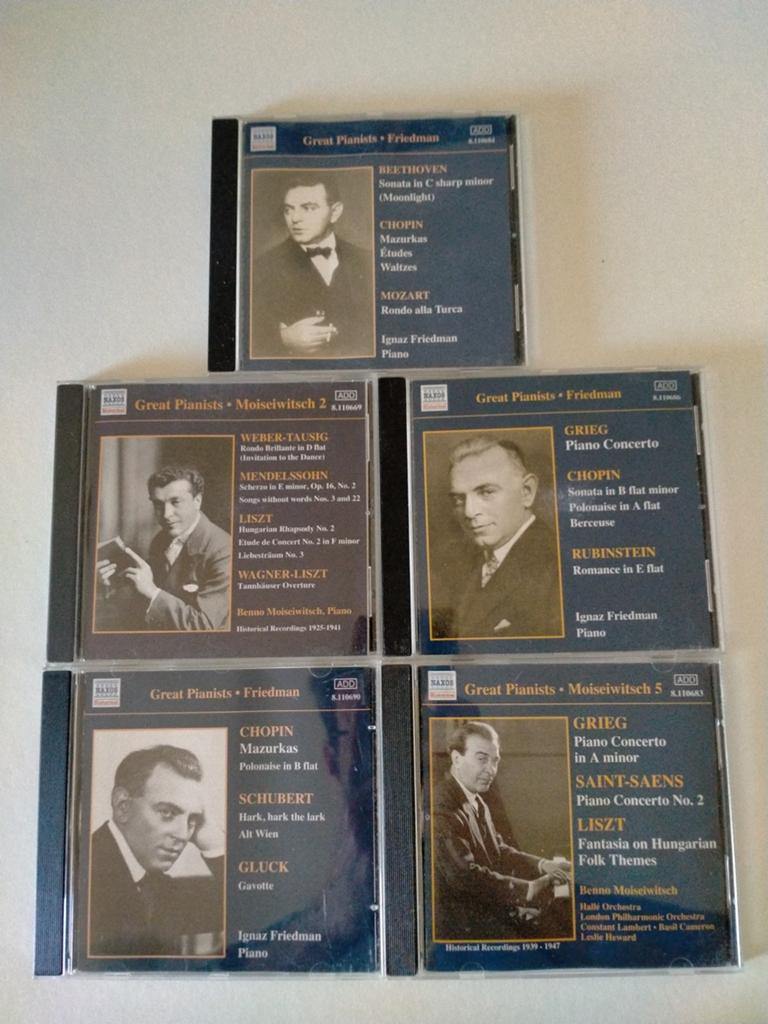 Great pianists - Naxos, Met libretto, Opera of Operette, Ophalen of Verzenden, Zo goed als nieuw