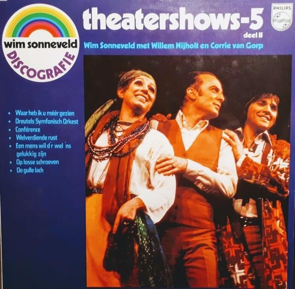 Vinyl LP Wim Sonneveld Theatershow 5 deel II, Ophalen of Verzenden, Gebruikt