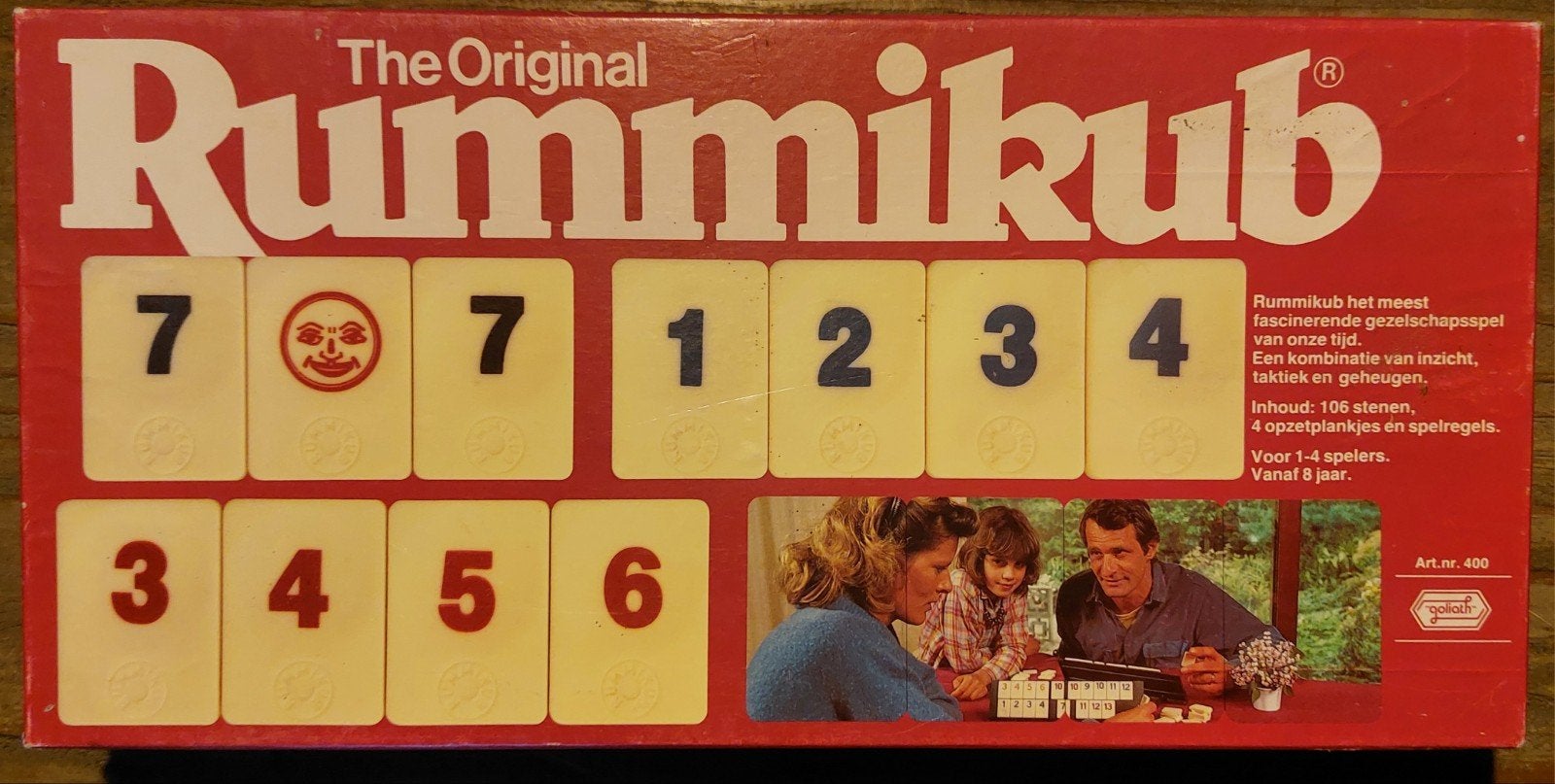 Rummikub The Original (grote versie), Een of twee spelers, Ophalen of Verzenden, Gebruikt, Goliath