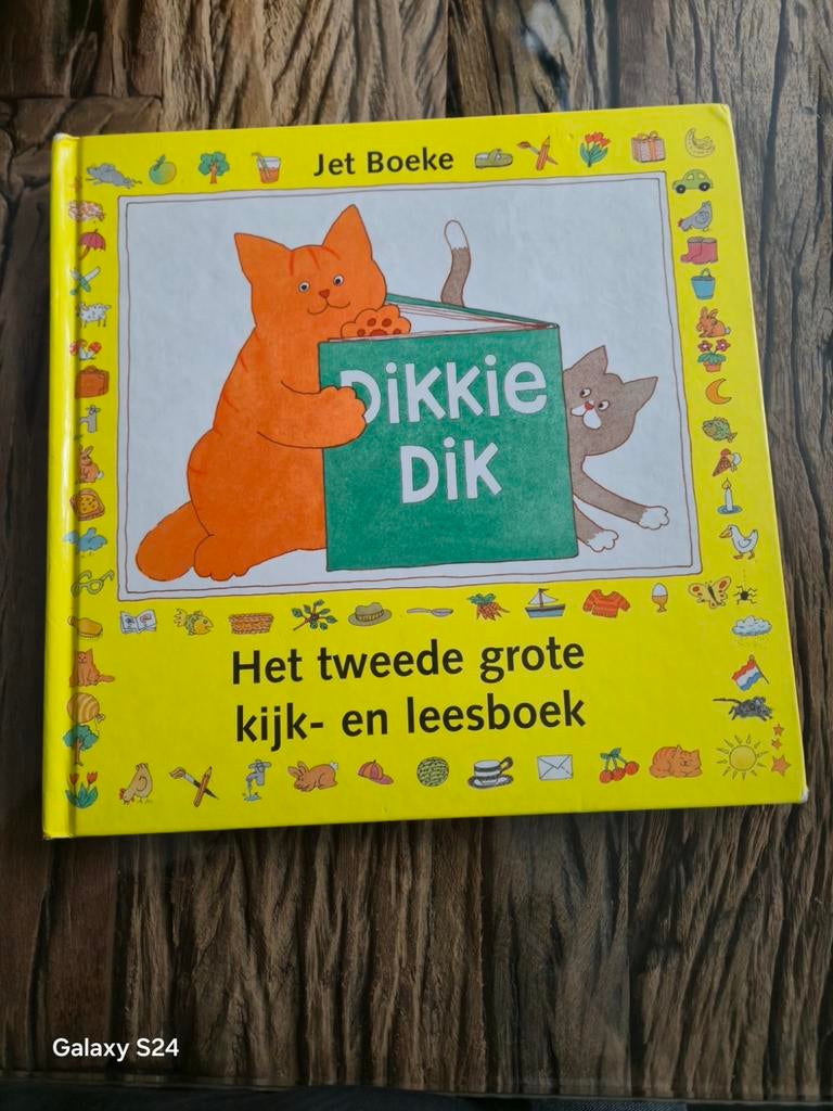 Dikkie Dik: Het tweede grote kijk- en leesboek - Jet Boeke, Boeken, Ophalen of Verzenden, Zo goed als nieuw, Jet Boeke, Prentenboek