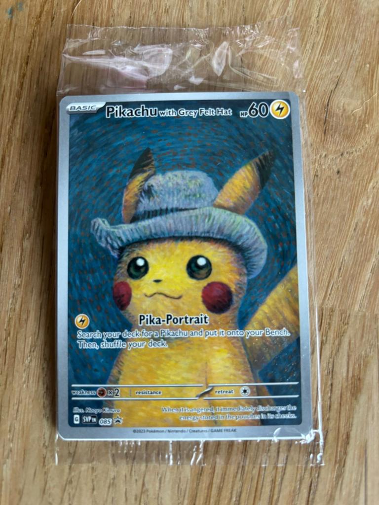 Pikachu van Gogh geseald, Ophalen, Nieuw